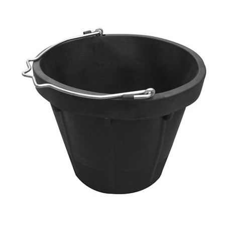 Qingdao Huatian Hand Truck MR 8QT BLK Rubb Bucket MR8QR/BUCK-BLK